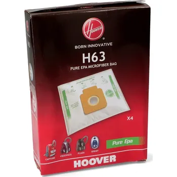 Candy Hoover CAPTURE, FREESPACE, FLASH, SPRINT H63 originální sáčky Pure Epa 35600536 pro vysavač 4 kusy