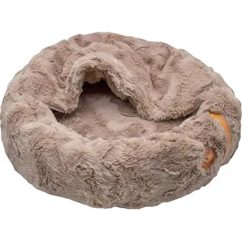 Pelíšek pro kočku Huhubamboo ŇUŇU kukaň hnědá 70cm