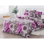 XPOSE® Mikroplyšové povlečení ŠÁRKA Exclusive - lila 140x200 cm, 70x90 cm, Mikroplyš + Prodloužená možnost vrácení zboží do 50 dnů