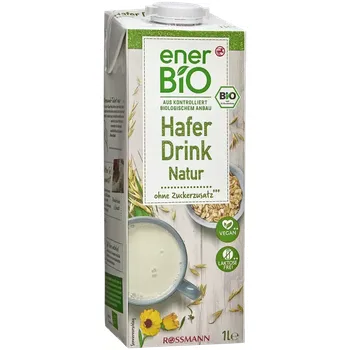 Rostlinné mléko enerBiO BIO ovesný nápoj Natur 1 l