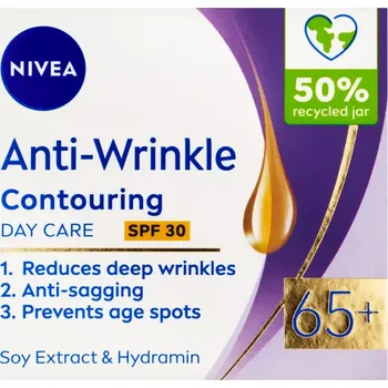 Pleťový krém NIVEA Denní krém pro zlepšení kontur 65+ SPF30 50 ml