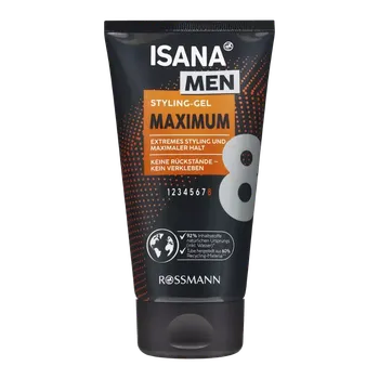 Stylingový přípravek ISANA Men Gel na vlasy Maximum 8 150 ml