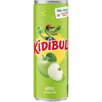Limonáda Kidibul Dětský šumivý nápoj Jablko 250 ml