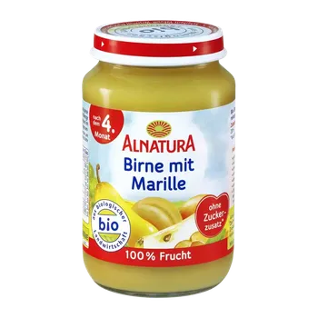 Alnatura BIO Ovocný příkrm hruška, meruňka 190 g