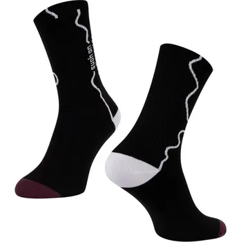 Pánské oblečení FORCE Dlouhé ponožky FORCE ENDLESS, černé - S - M (36 - 41)