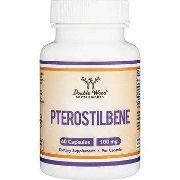 Fitness strava Double Wood Supplements Pterostilbene 60 kapslí