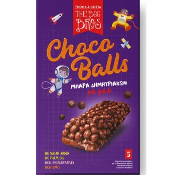 The Bee Bros Tyčinka s čokoládovými cereálními kuličkami a medem 25g THE BEE BROTHERS