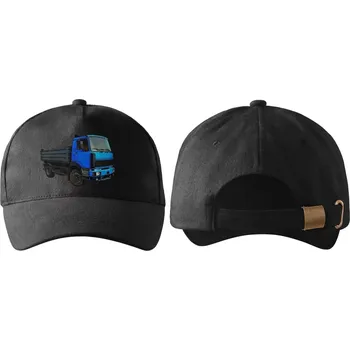Kšiltovka kšiltovka s nákladním autem LIAZ FZ černá (kšiltovka , pokrývka hlavy , dopravní technika)