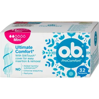 Menstruační tampony O.b. tampony (32ks/kra) mini PC