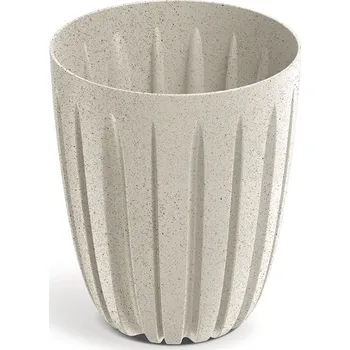 Květináč Květináč Warios Eco Wood bílý, varianta 16,3 cm