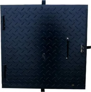 Poklop na šachty, 60 x 60 cm, černá