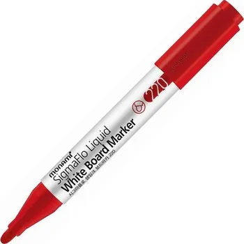 Popisovač na bílé tabule Monami - kulatý hrot, červený