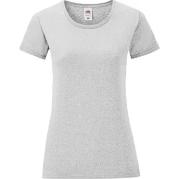 Dámské tričko Fruit of the Loom Dámské triko 61-432-0 Heather Grey M