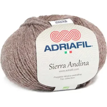 Příze Adriafil Sierra Andina 33 Světle hnědá (Alpaková příze Sierra Andina Marrone melange)