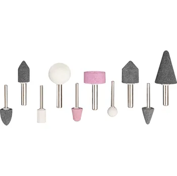 Brusný papír Airpress Brusné kameny - sada 10 ks v kufříku - pro brusku/vrtačku 456265