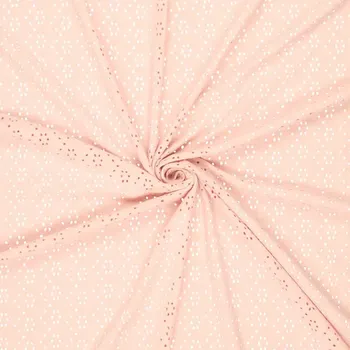 Madeira bavlněný úplet PUDROVÁ (E) (Trendy pružná madeira)