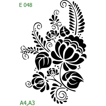 Šablona E 048 - A4 , Nelepící folie