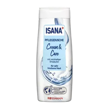 Sprchový gel ISANA Jemný sprchový gel Cream & Care 300 ml