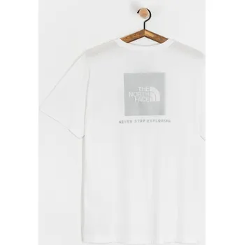 Pánské tričko The North Face Reflective Box Nse (tnf white reflective) XL, bílá