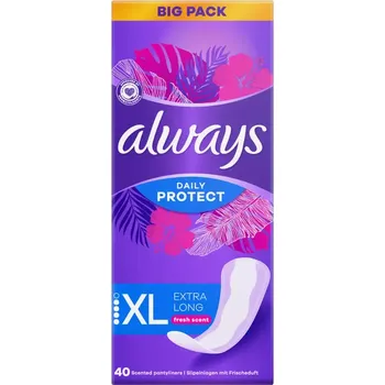 Always Slipové vložky Daily Protect Fresh Scent Extra Long 40 ks