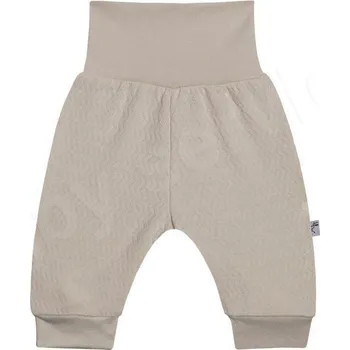 Dupačky Baby Service Tepláčky buggy Vlnky smetanová Česká výroba Babyservice Vel. 56