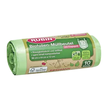 Pytle na odpadky RUBIN Pytle na bio odpadky kompostovatelné 10 l 10 ks