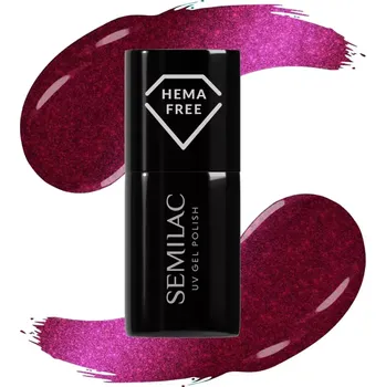 Přípravek na nehty Semilac UV Gel lak na nehty Hema Free 468 Pink Cosy Essential