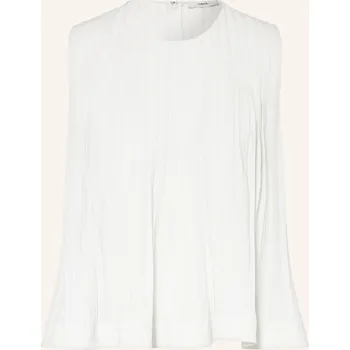 Vince Dámský Halenkový Top S Plisováním, bílá, 40