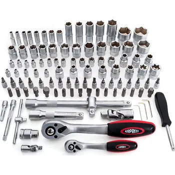 Autoklíč Airpress Sada nástrčkových klíčů + nástavce - 108 dílů - v kufru 75246