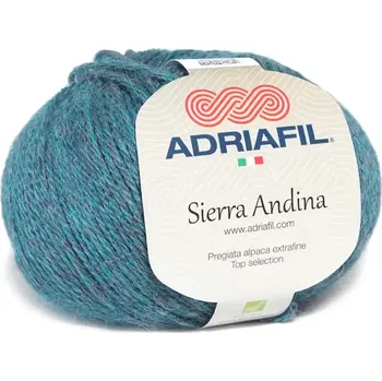 Příze Adriafil Sierra Andina 19 Petrol (Alpaková příze Sierra Andina Petrolio)