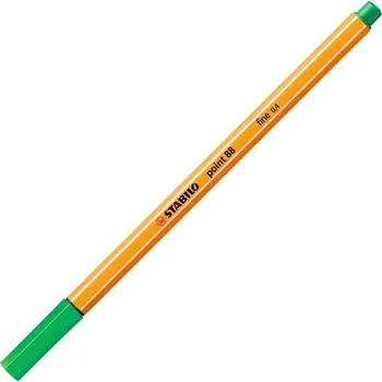 Liner STABILO point 88 - 0,4 mm, zelený, 10 ks