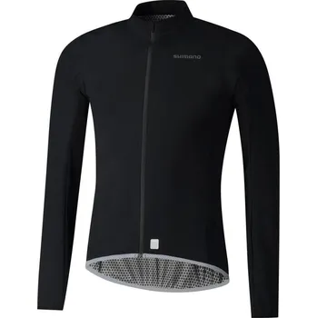 Cyklistické oblečení SHIMANO Cyklistická větruodolná bunda - WINDFLEX - černá 2XL