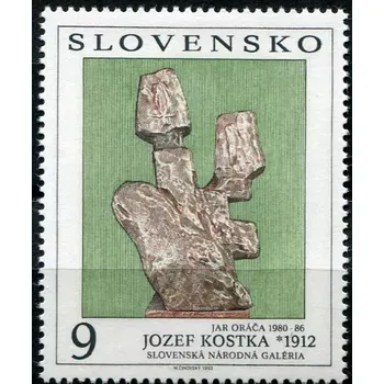 Poštovní známka (1993) Pof. 24 ** - Slovensko - Jozef Kostka, Jaro oráče (1980-86)