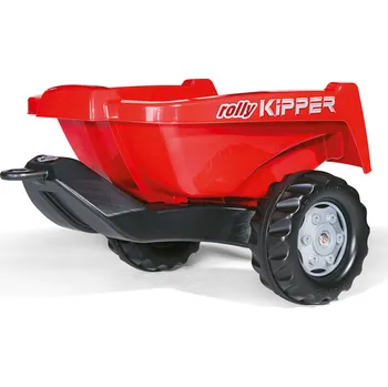 Dětské šlapadlo Rolly Toys Rolly Kipper II přívěs za traktor červený
