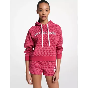Dámské kraťasy Michael Kors dámská mikina Signature Logo růžová XS