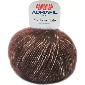 Příze Adriafil Zucchero Filato 31 Čokoládová (Přírodní příze Zucchero Filato Marrone)