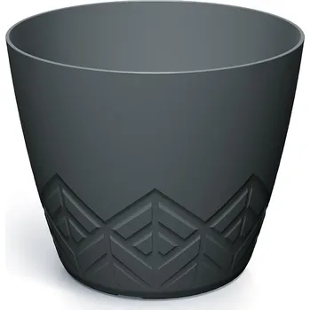 Květináč Areca grafit, varianta 13,8 cm