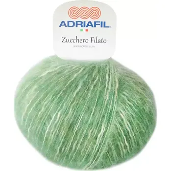Příze Adriafil Zucchero Filato 32 Zelená (Přírodní příze Zucchero Filato Verde salvia)