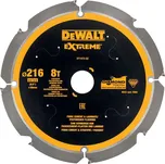 Univerzální diamantový pilový kotouč DeWALT DT1473 216 mm, 8 zubů