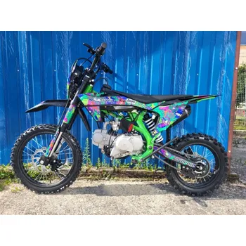 malá motorka Pitbike APAQ ATOM 125ccm 17&quot;/14&quot; E-START + světlo