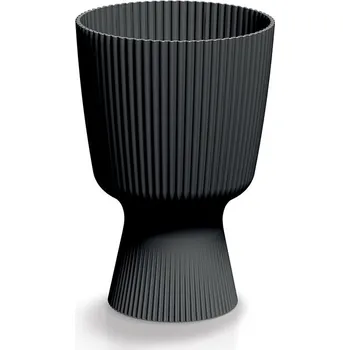 Květináč Květináč Milla Round grafit, varianta 14,6 cm