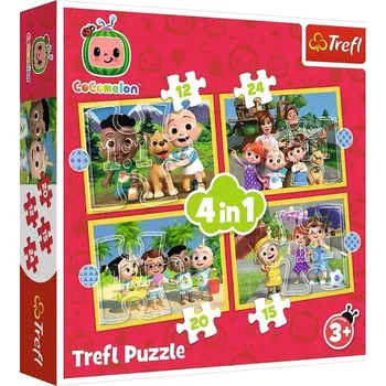 Puzzle Puzzle Cocomelon: Seznamte se/4v1 (12,15