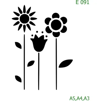 Šablona E 091 - A4 , Nelepící folie