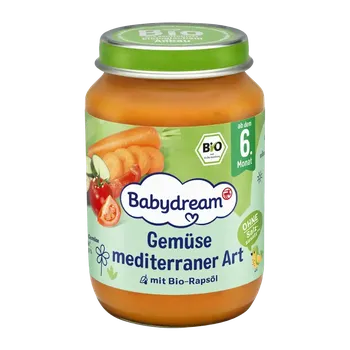 Babydream BIO příkrm středomořská zelenina 190 g