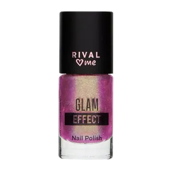 Přípravek na nehty RIVAL Loves Me Lak na nehty Glam Effect 01 Rainbow Crystals 9 ml