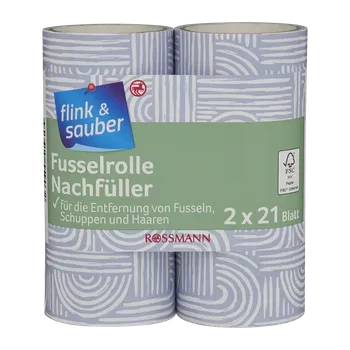 Váleček na chlupy flink & sauber Váleček na chlupy a nitě - náhradní náplně 2 ks