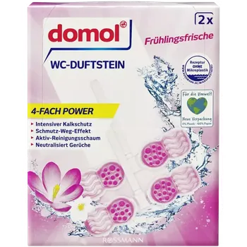 WC čistič Domol WC blok 4v1 jarní svěžest 2x48 g 96 g