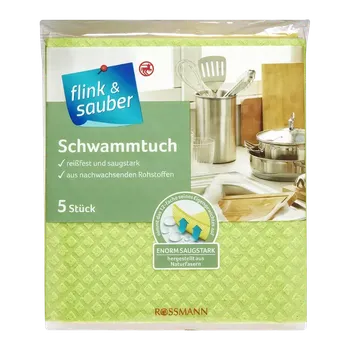 Utěrka flink & sauber Houbová utěrka 5 ks