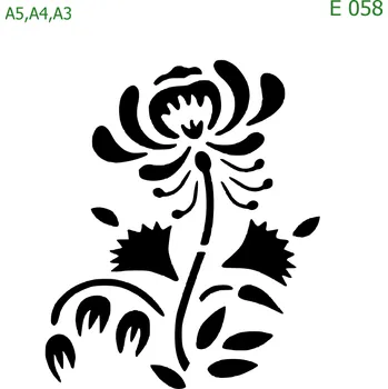 Šablona E 058 - A5 , Lepící fólie