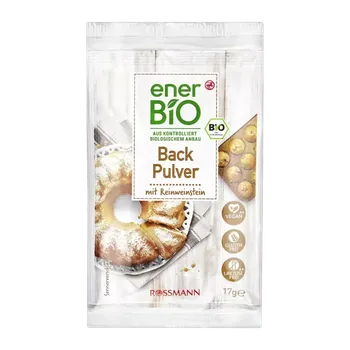 enerBiO BIO kypřící prášek do pečiva 68 g